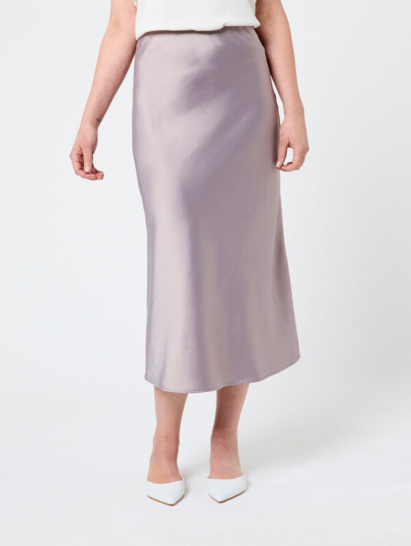 Black Pepper Satin Luxe Skirt