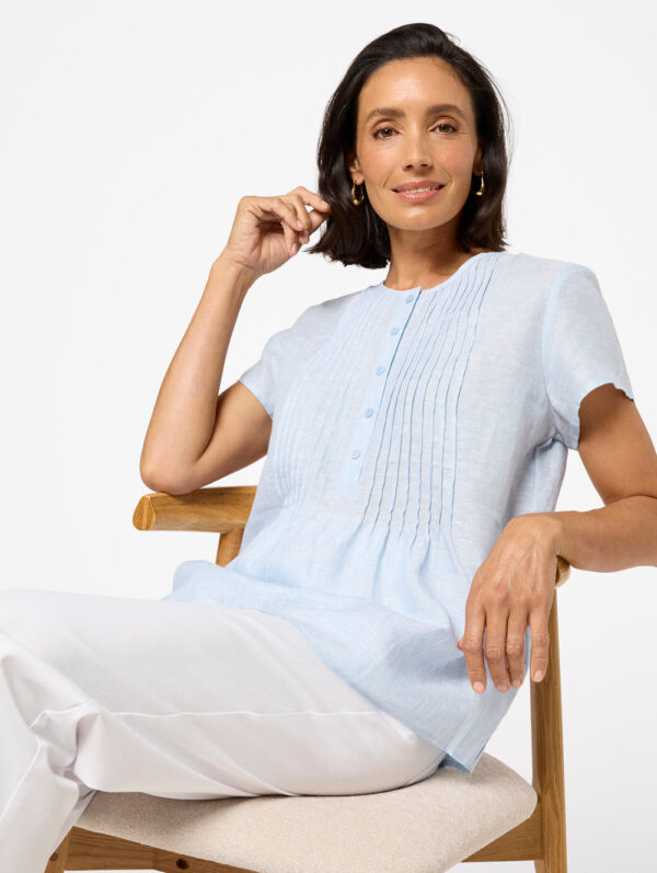 Black Pepper Niya Short Sleeve Blouse - Image 3