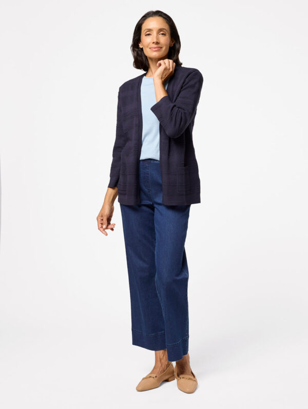 Black Pepper Elvia 3/4 Sleeve Cardi - Image 2