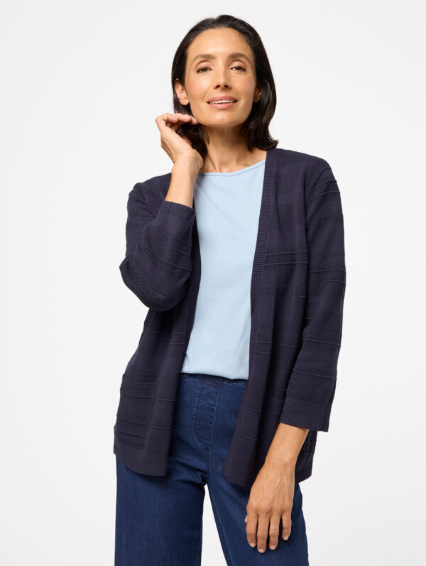 Black Pepper Elvia 3/4 Sleeve Cardi