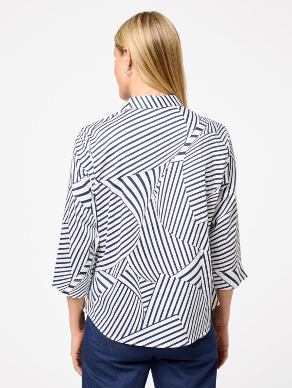 Black Pepper Carmele 3/4 Sleeve Shirt - Image 4