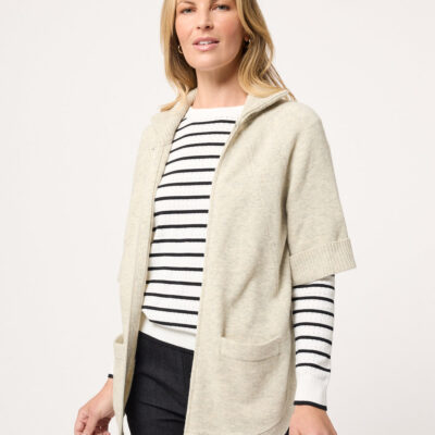 Black Pepper Ria Zip Through Cardigan