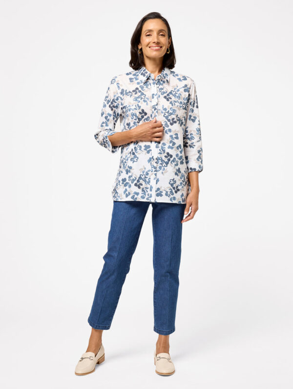 Black Pepper Lucia 3/4 Sleeve Shirt - Image 2