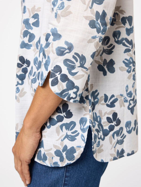 Black Pepper Lucia 3/4 Sleeve Shirt - Image 3