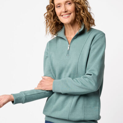 Black Pepper Lylee Fleece Half Zip