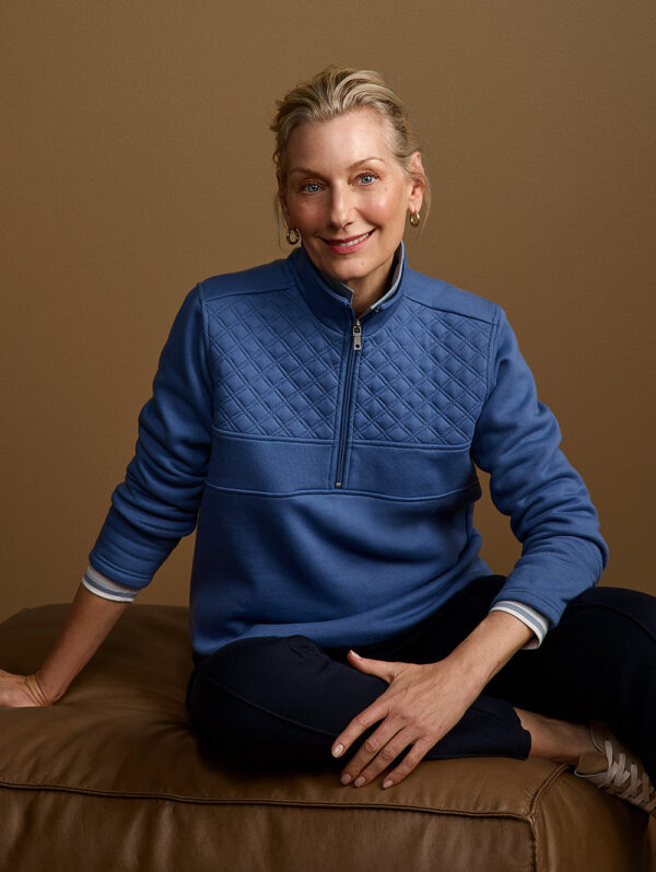 Black Pepper Tania Fleece Half Zip - Image 2