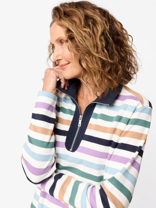 Black Pepper Gaelle Half Zip Top - Image 2
