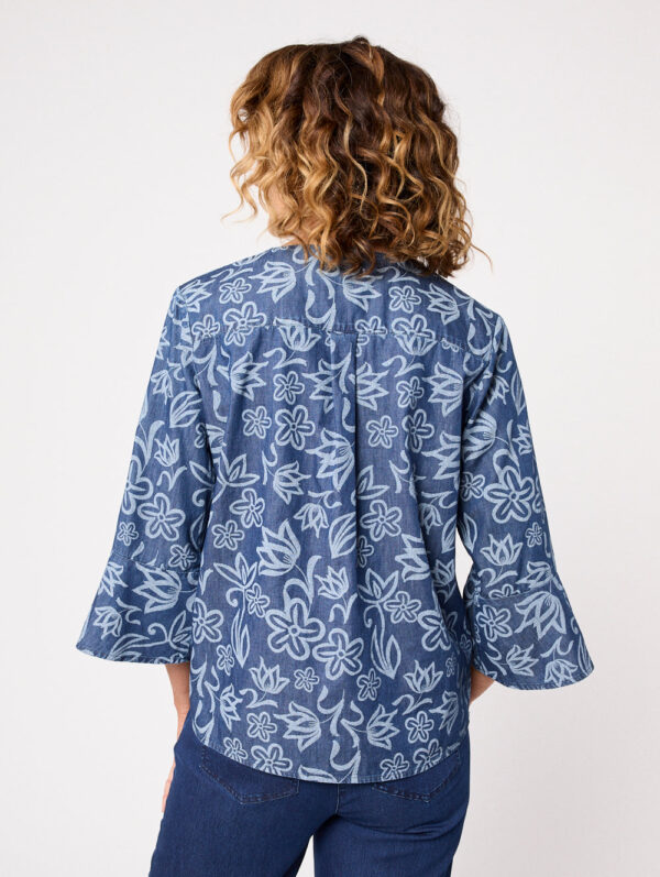 Black Pepper Lovella 3/4 Sleeve Blouse - Image 4