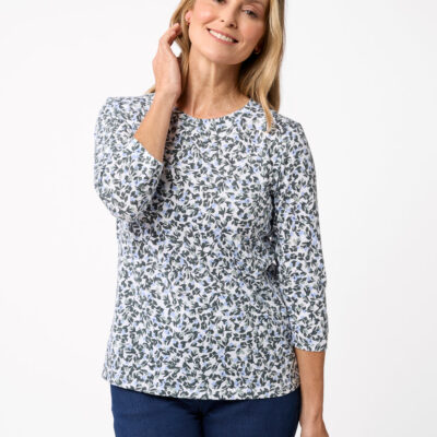 Black Pepper Talira 3/4 Sleeve Top