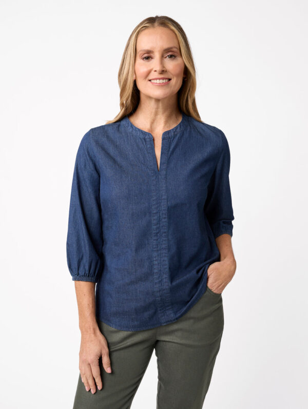 Black Pepper Nashville 3/4 Sleeve Blouse