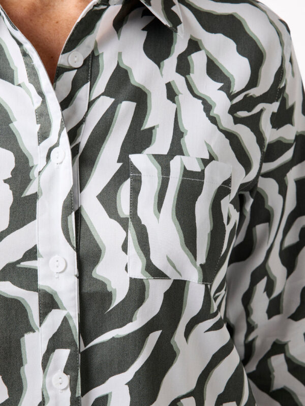 Black Pepper Sachie 3/4 Sleeve Shirt - Image 3
