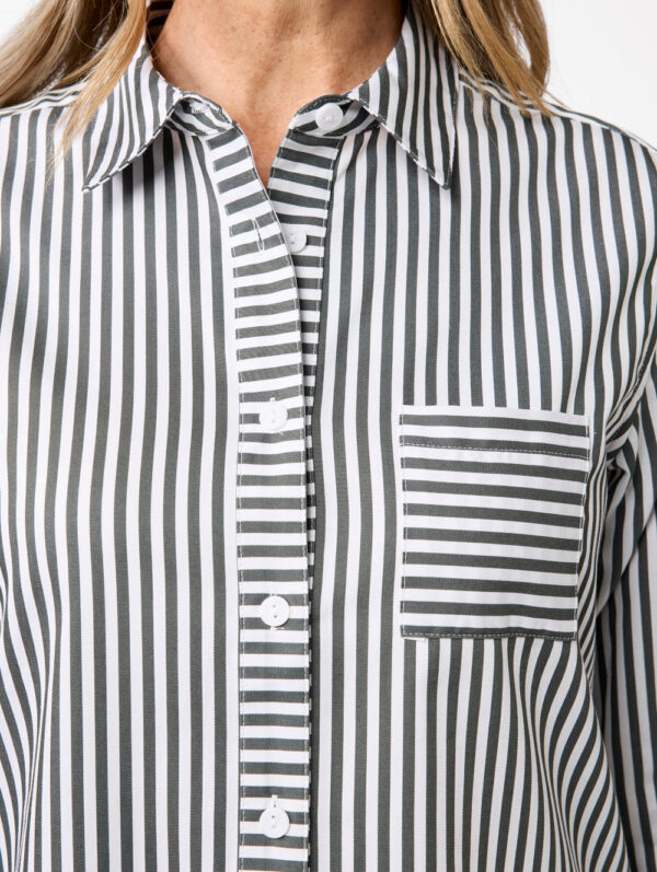 Black Pepper Lindie 3/4 Sleeve Shirt - Image 3