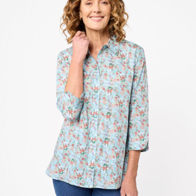 Black Pepper Emanuela 3/4 Sleeve Shirt