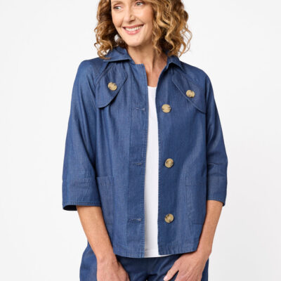 Black Pepper Nashville 3/4 Sleeve Jacket