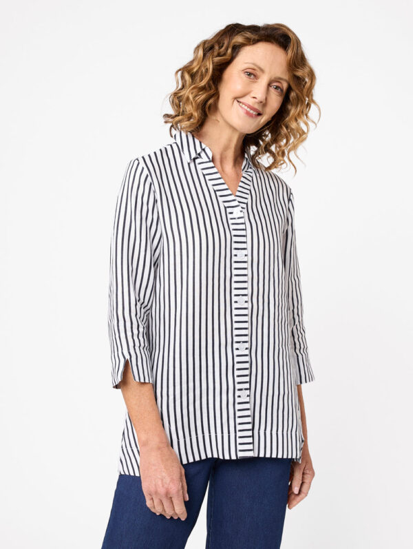 Black Pepper Karleigh 3/4 Sleeve Shirt