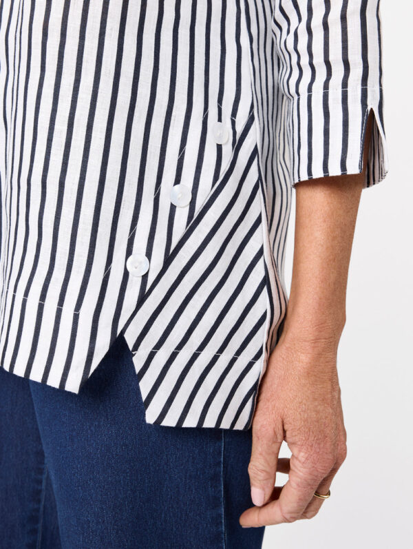 Black Pepper Karleigh 3/4 Sleeve Shirt - Image 2
