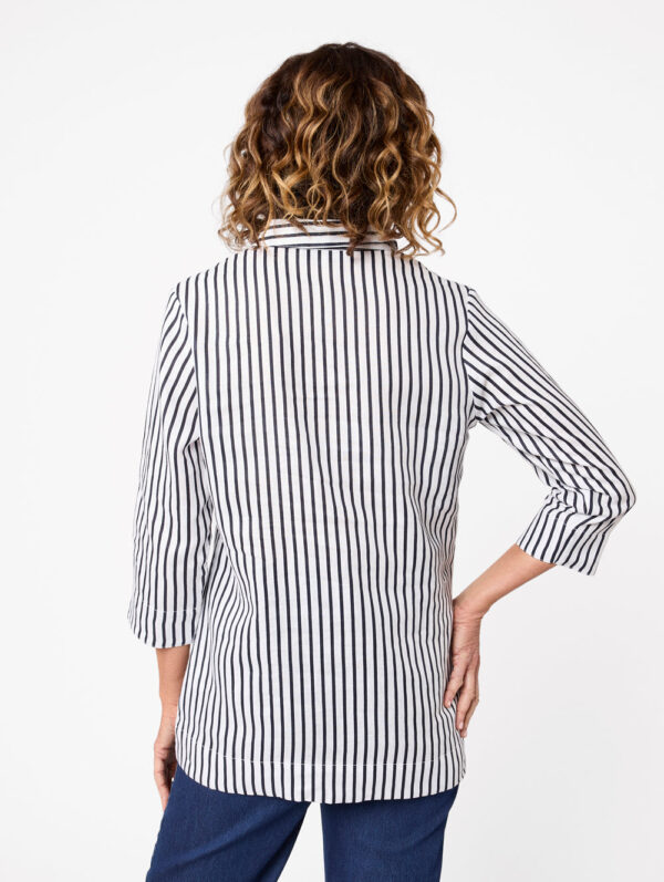 Black Pepper Karleigh 3/4 Sleeve Shirt - Image 3