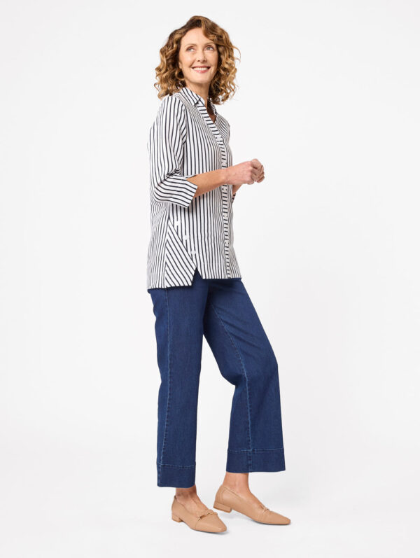 Black Pepper Karleigh 3/4 Sleeve Shirt - Image 4