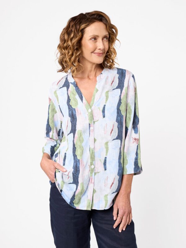 Black Pepper Coralia 3/4 Sleeve Shirt