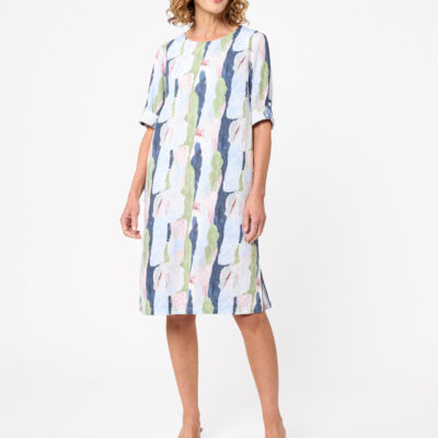 Black Pepper Coralia Elbow Sleeve Dress