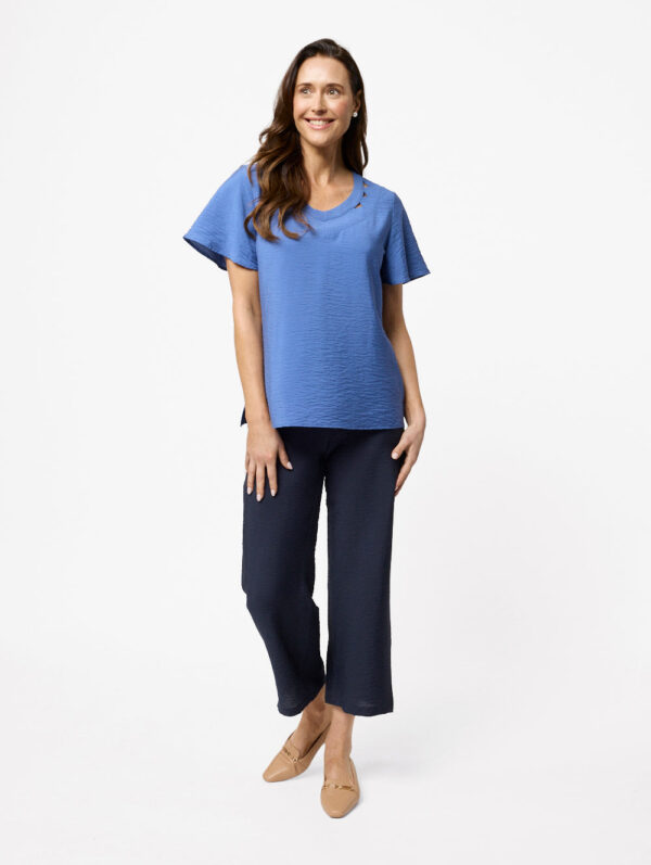 Black Pepper Louisa V Neck Blouse - Image 4