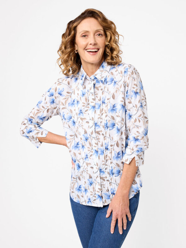 Black Pepper Evalee 3/4 Sleeve Shirt