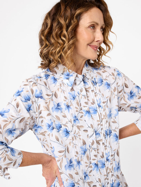 Black Pepper Evalee 3/4 Sleeve Shirt - Image 2