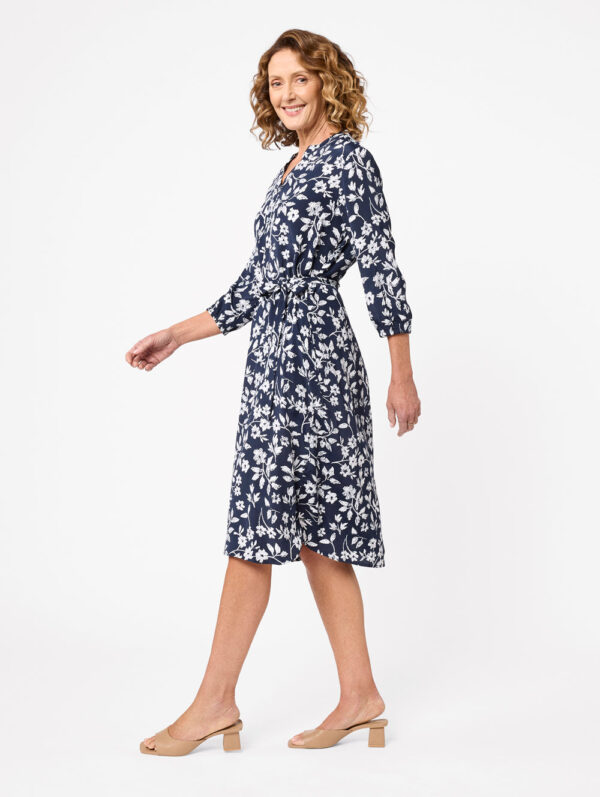 Black Pepper Tessia 3/4 Sleeve Dress - Image 3