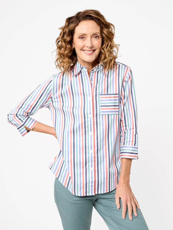 Black Pepper Janet 3/4 Sleeve Shirt