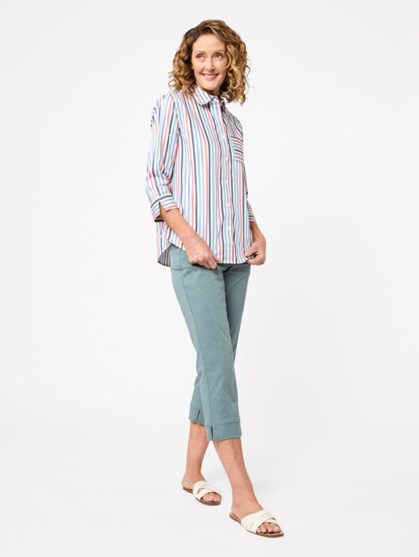 Black Pepper Janet 3/4 Sleeve Shirt - Image 4