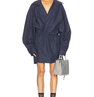 Balenciaga Shirt Mini Dress