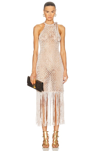 Blumarine Long Fringe Dress - Miss Nelly