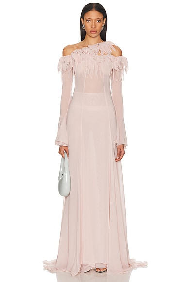 Blumarine Sheer Long Dress - Miss Nelly