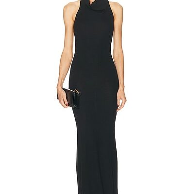 Brandon Maxwell India Halter Dress