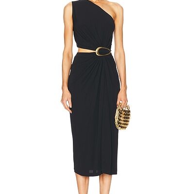 Bottega Veneta One Shoulder Dress