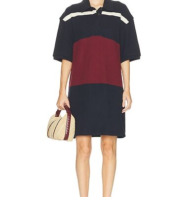 Bottega Veneta Short Sleeve Polo Dress