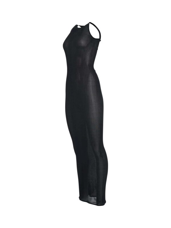 Givenchy Halter Long Silk Dress in Black - Image 2