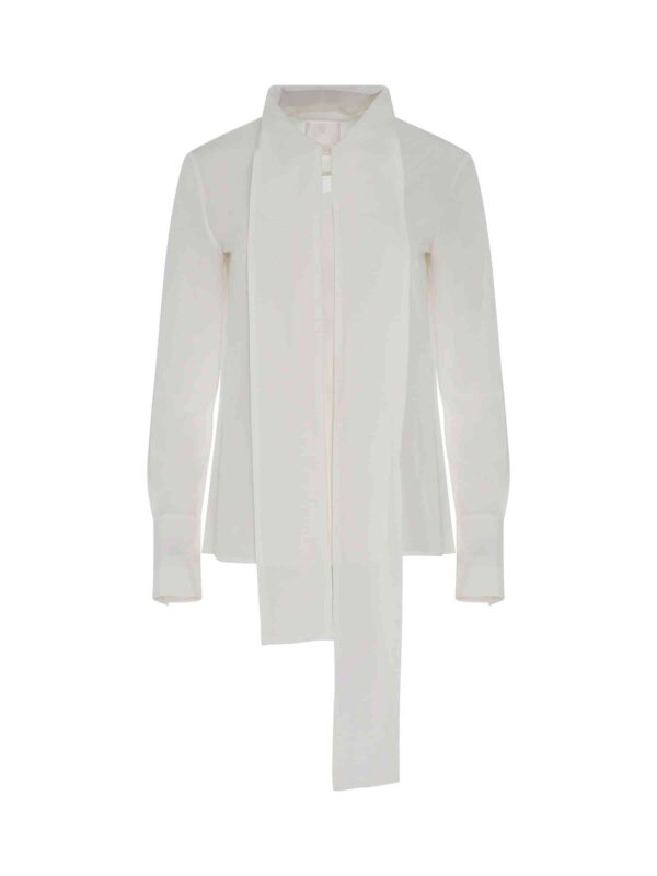Givenchy Silk Blouse in White