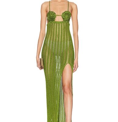 Casablanca Crochet Long Dress