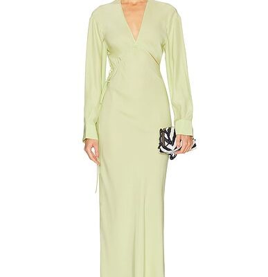 Christopher Esber Crosscut Silk Dress
