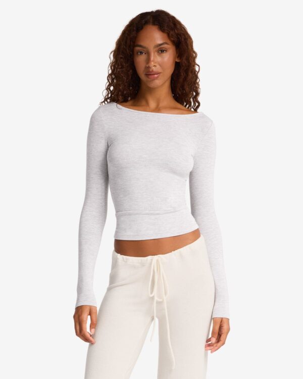 CSB Boat Neck Long Sleeve Top - Image 4