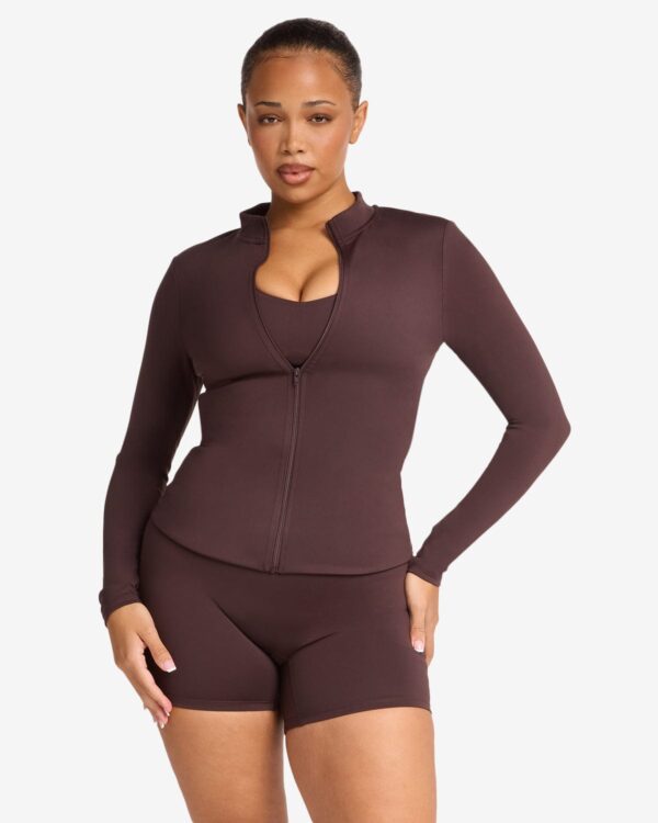 CSB Serenity Longline Zip Up Jacket - Image 2