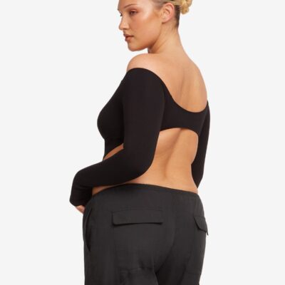 CSB Open Back Long Sleeve Top