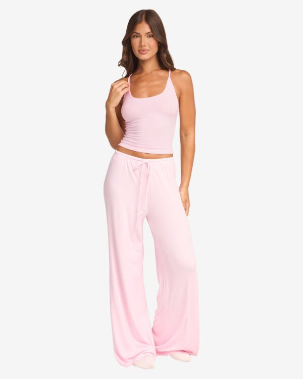 CSB Rib Wide Leg Sleep Pant - Image 3
