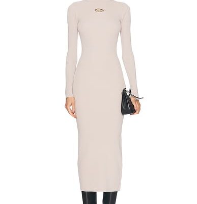 Diesel Long Sleeve Midi Dress
