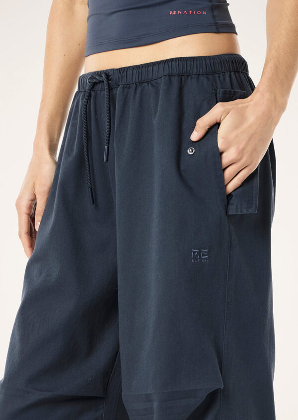 P.E Nation Global Discovery Cotton Pant In Marine Blue - Image 2
