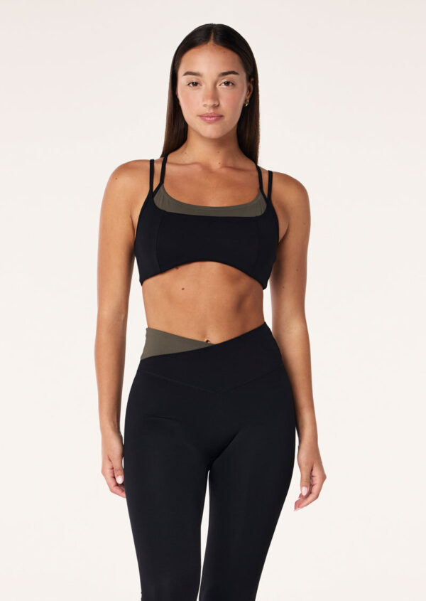 P.E Nation Distortion Sports Bra In Black