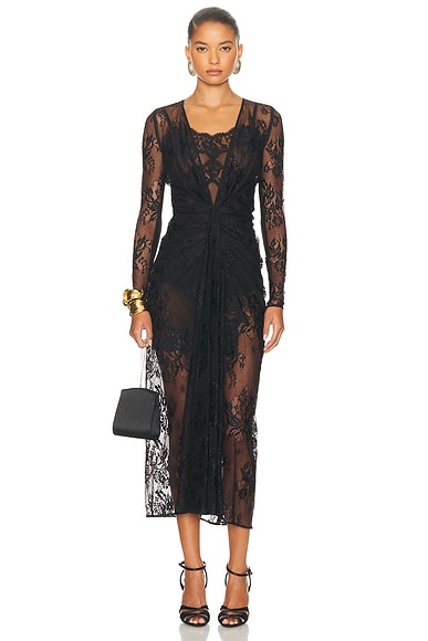 Dolce & Gabbana Long Sleeve Lace Dress - Miss Nelly