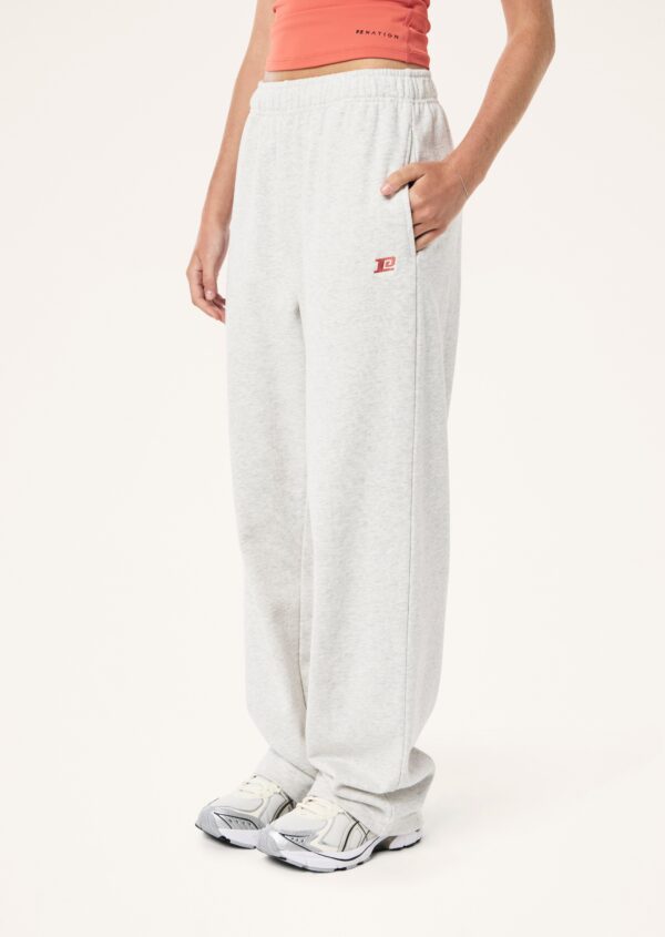 P.E Nation Eastside Trackpant In Light Grey Marle - Image 2