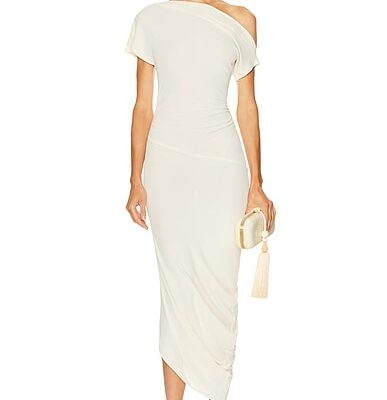 EAVES Lian Twist Midi Dress
